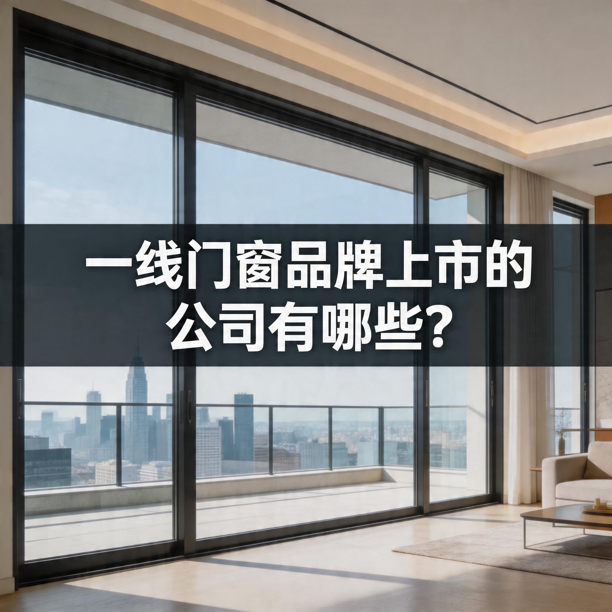 一線門窗品牌上市的公司有哪些？