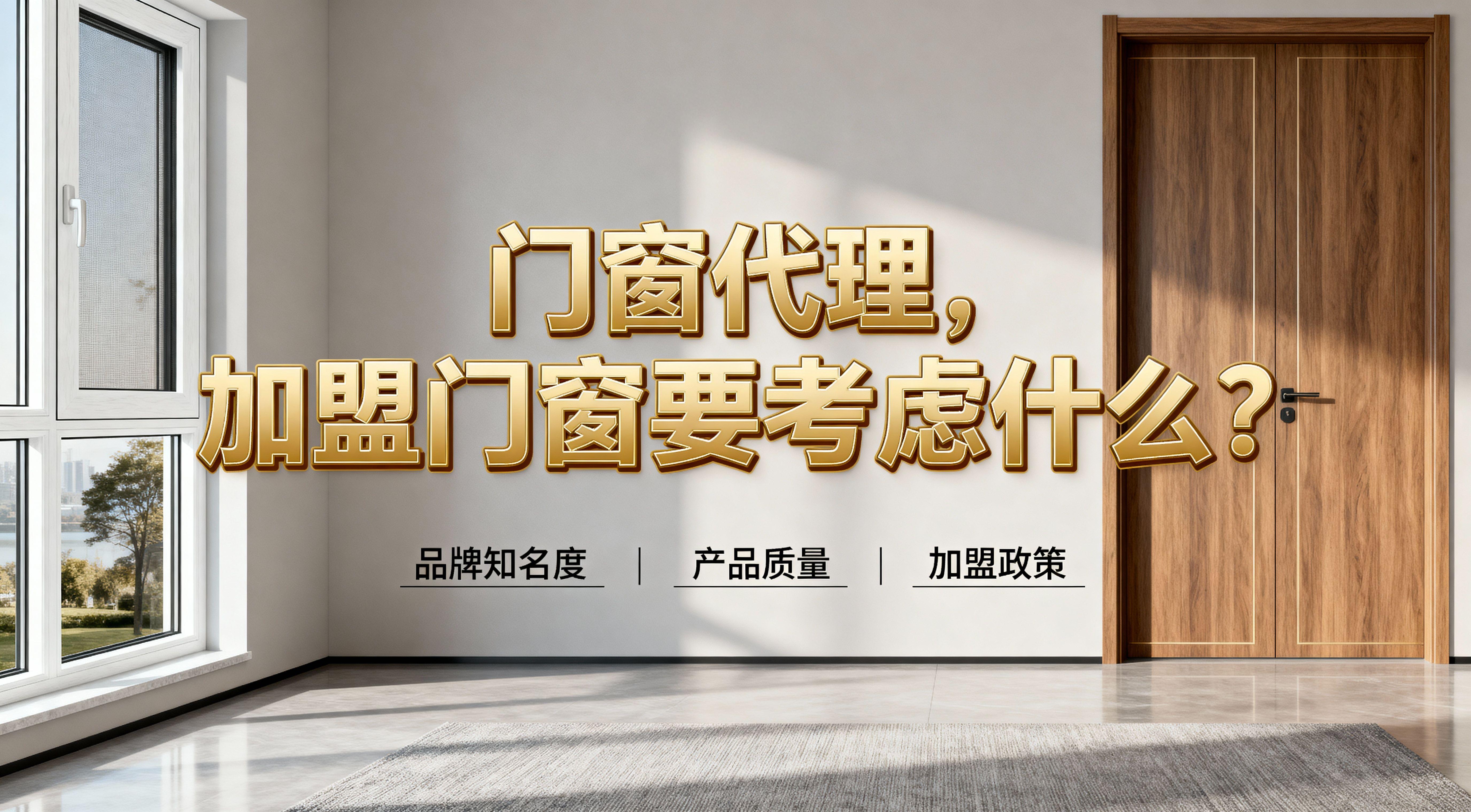 門窗代理,加盟門窗要考慮什么？