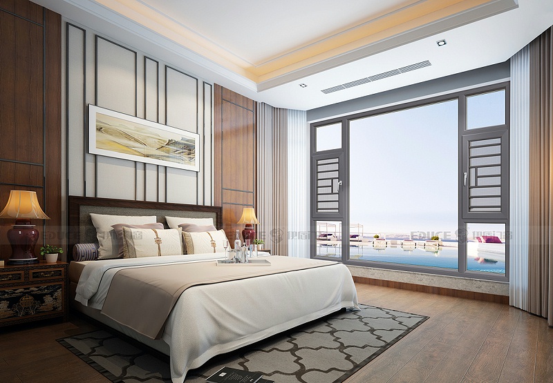 伊盾高效隔音門窗，隔熱效果出眾，讓你的家居冬暖夏涼！普羅旺斯-90mm 灰色