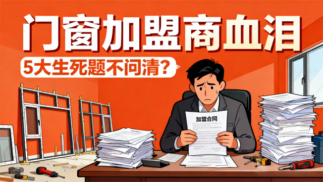 門窗加盟商血淚：5大生死題不問清？