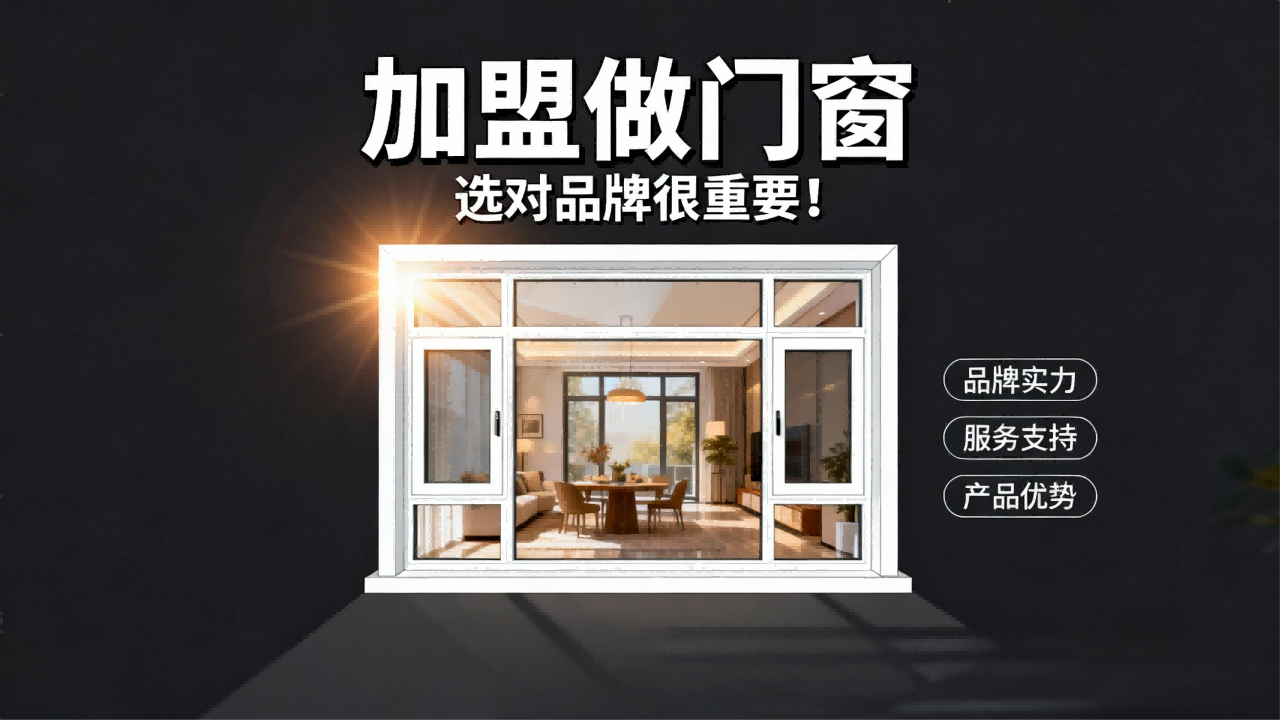 加盟做門窗，選對品牌很重要！2025四重避坑指南——選錯血虧50萬！